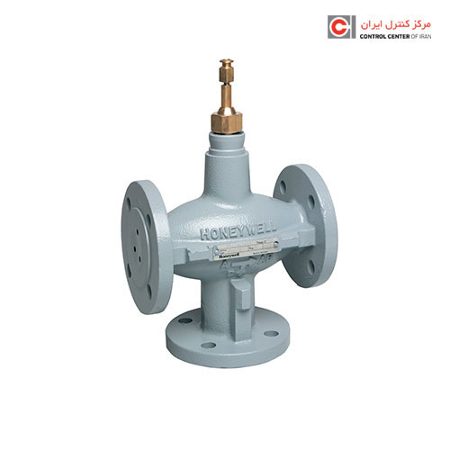 شیر کنترل خطی هانیول مدل سه راهه فلنجی، کورس 20 میلیمترV5329A1061